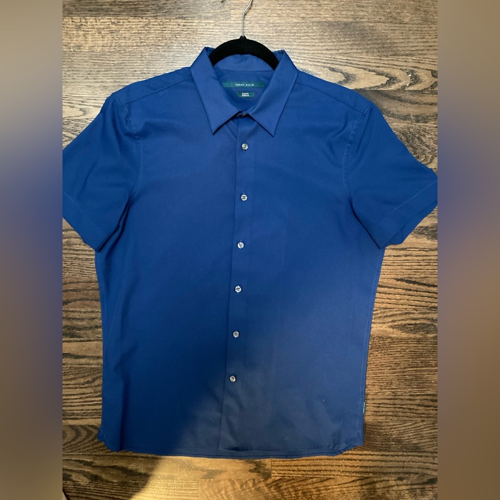 Royal blue dress shirt